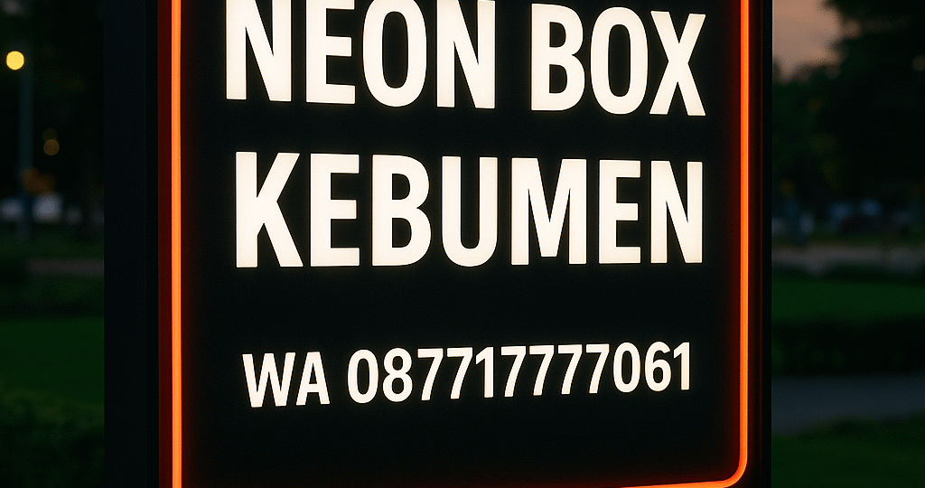 neon box kebumen