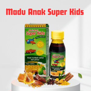 MADU ANAK SUPERKIDS, Pereda Batuk, Pilek, Radang, Sariawan, Penurun Panas, Penambah Nafsu Makan, Amandel